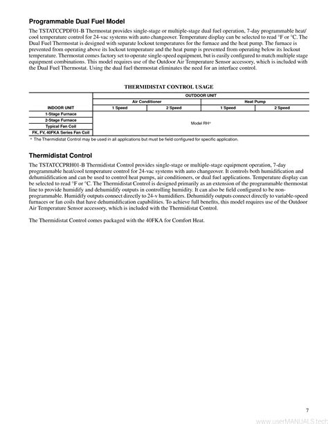 tstatccpdf01 b thermostat installation manual PDF