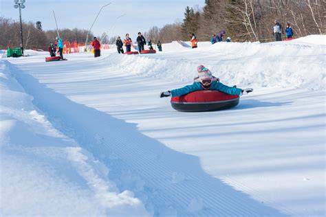 tubing in vermont snow