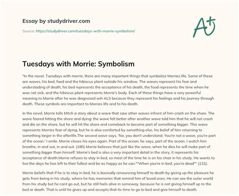 tuesdays with morrie essay topics PDF