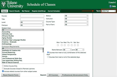 tulane university registrar