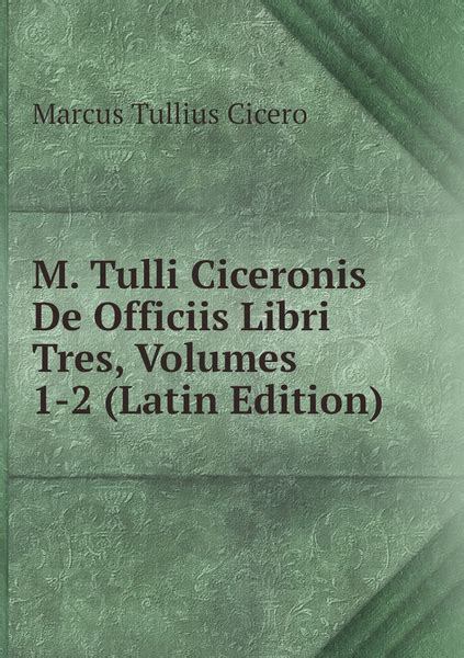 tulli ciceronis officiis classic reprint PDF