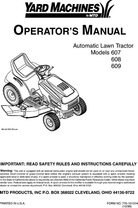 turfmaster riding mower manual Doc