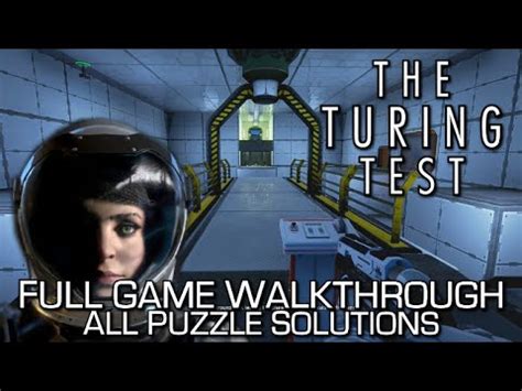 Turing Test Game Walkthrough