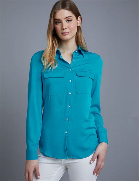 turquoise shirts for women