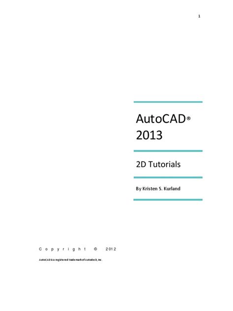 tutorial autocad kristen kurland Epub