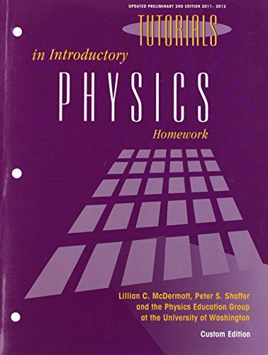 tutorials in introductory physics homework answers mcdermott Reader