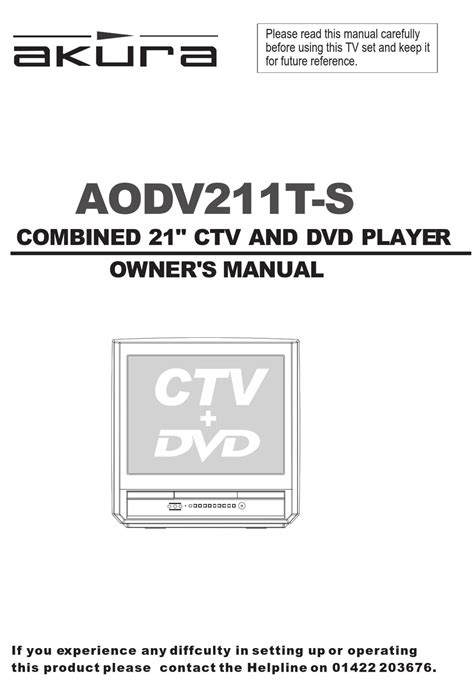 tv manual aodv211t s Reader
