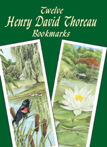 twelve henry david thoreau bookmarks dover bookmarks Reader