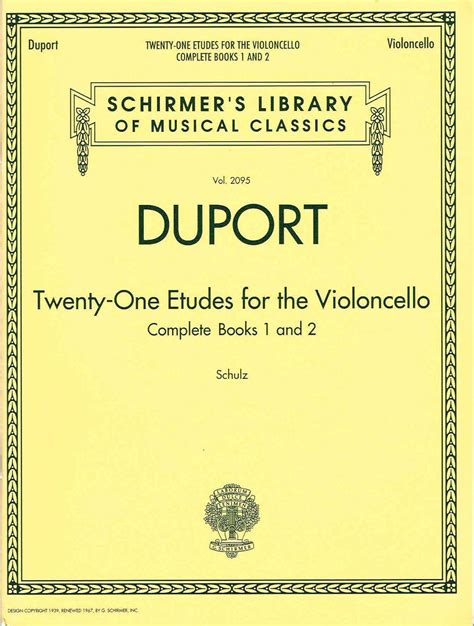 twenty one etudes for the violoncello books 1 and 2 Doc