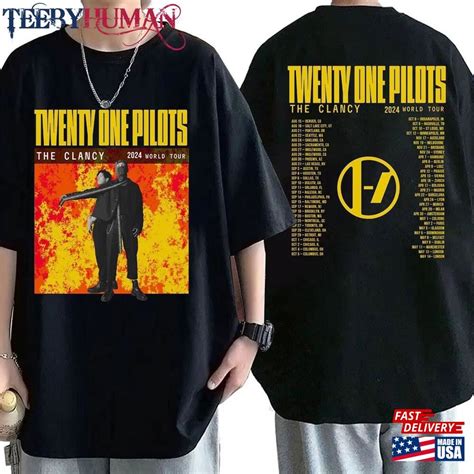 twenty one pilots tour shirts