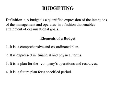 twice in budgeting meaning