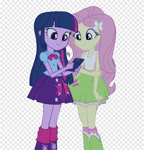 twilight sparkle and fluttershy equestria girls