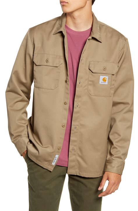 twill shirt jacket