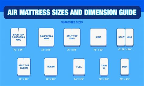 twin air mattress dimensions