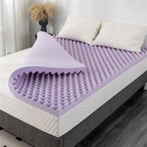 twin xl memory foam bed topper