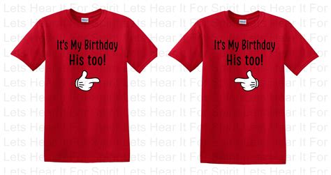 twins birthday t shirts