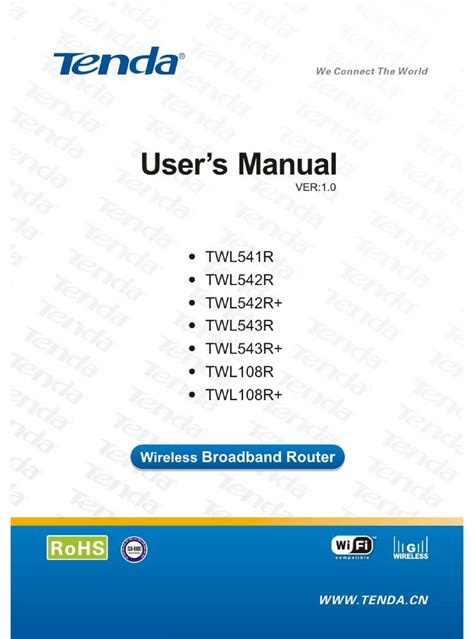 twl542r user s manual PDF