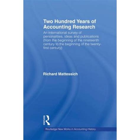 two hundred years of accounting research two hundred years of accounting research Kindle Editon