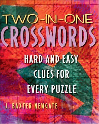 two in one crosswords hard and easy clues for every puzzle Kindle Editon