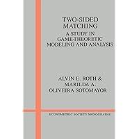 two sided matching a study in game theoretic modeling and analysis econometric society monographs Epub