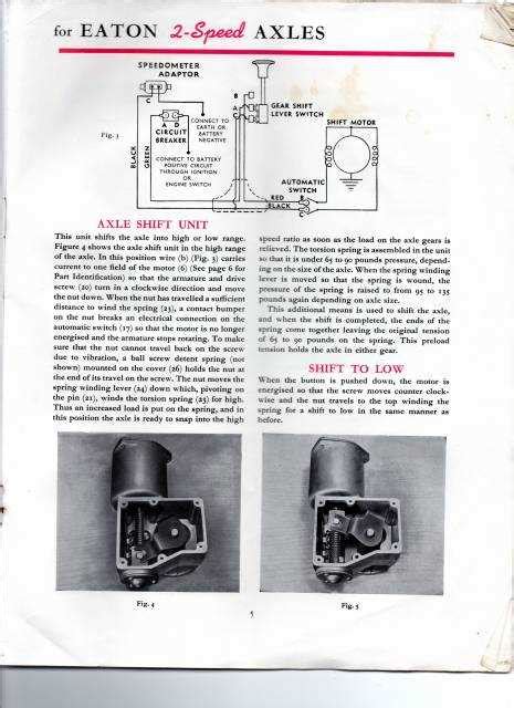 two speed axle shift switch wiring diagram PDF