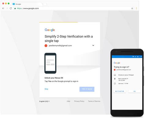 two step verification google