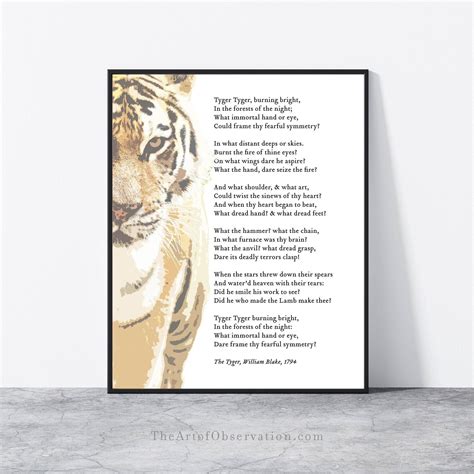 tyger tyger burning bright Kindle Editon
