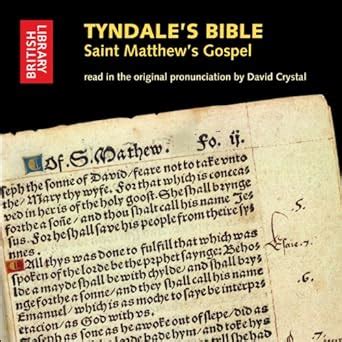 tyndales bible saint matthews gospel read in the original pronunciation by david crystal Kindle Editon