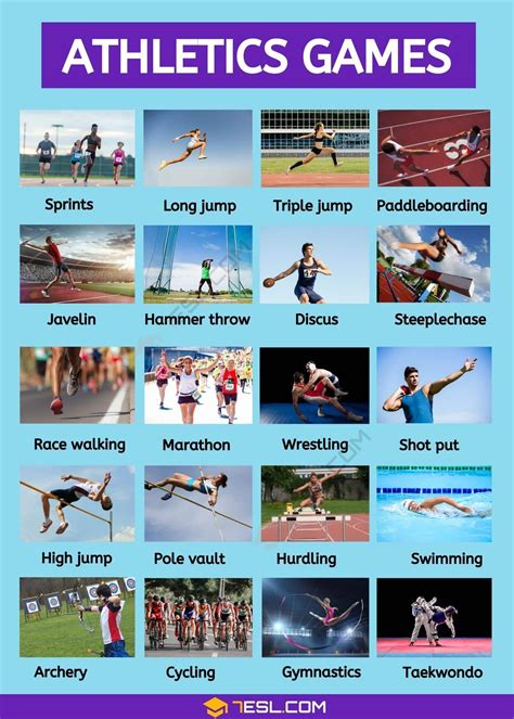 types of athletes