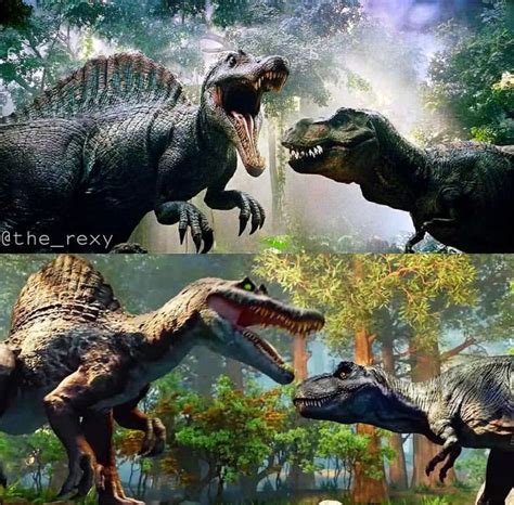 tyrannosaurus vs spinosaurus jurassic park 3