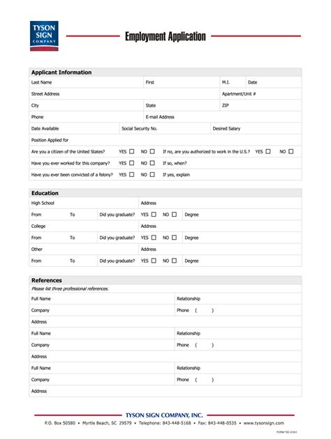 tyson food inc application