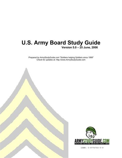 u s army board study guide Doc