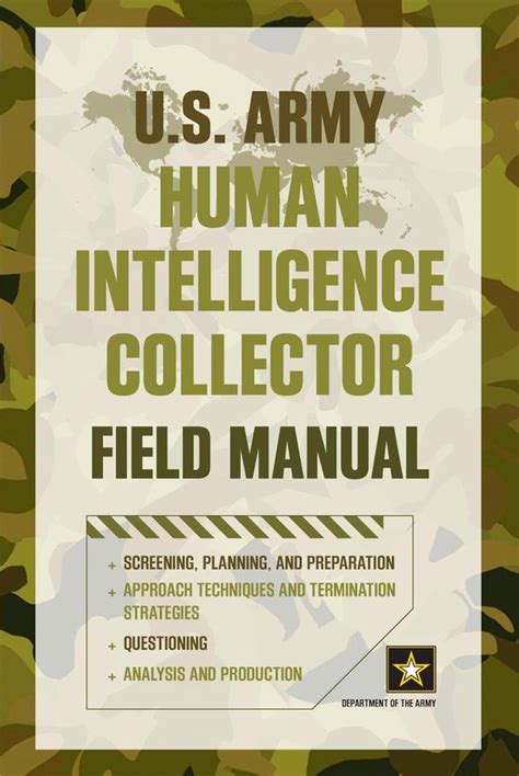 u s army human intelligence collector field manual Kindle Editon