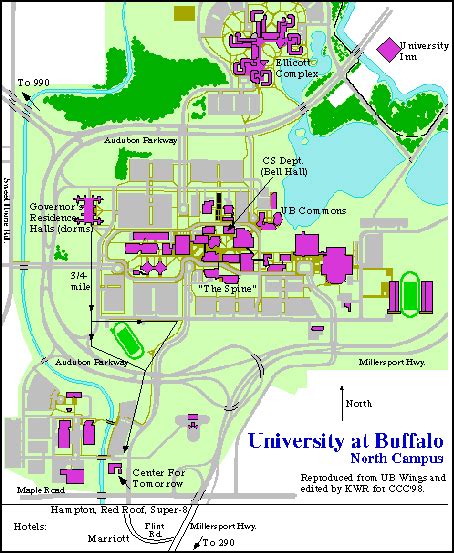 ub amherst campus map
