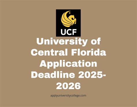 ucf application deadline 2025