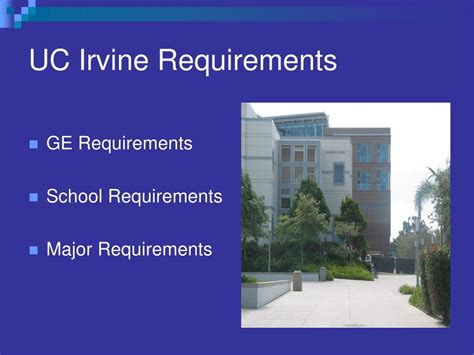 uci ge requirements