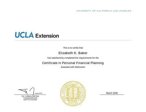 ucla certificate programs