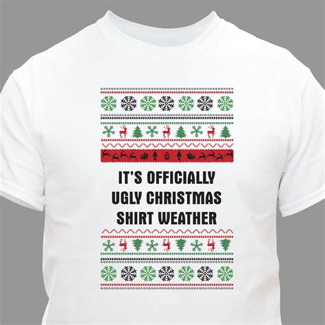 ugly christmas sweater t shirt