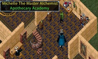 ultima online legacy server how to train alchemy skills