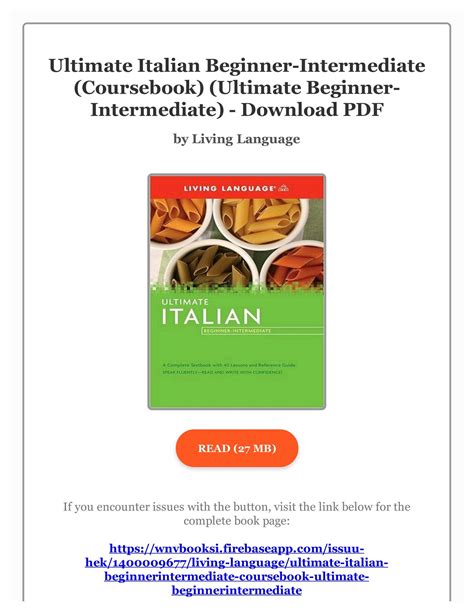 ultimate italian beginner intermediate PDF