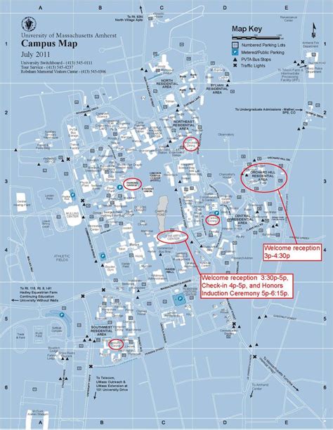 umass amherst campus map