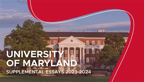 umd supplemental essays