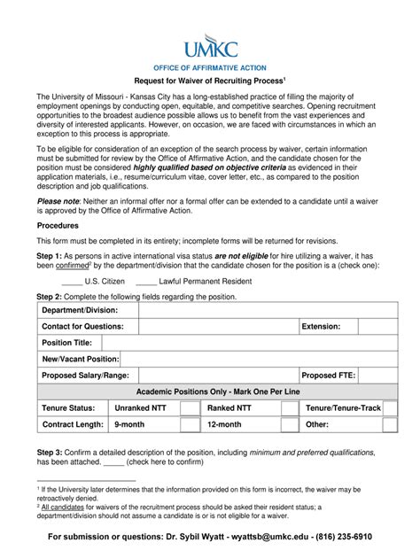 umkc waive requirements