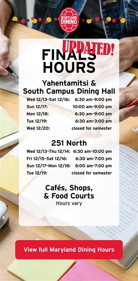uml dining hall hours