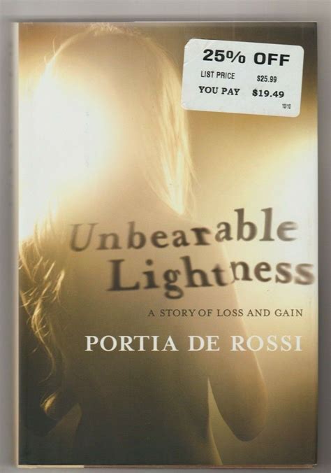 unbearable lightness a story of loss and gain PDF