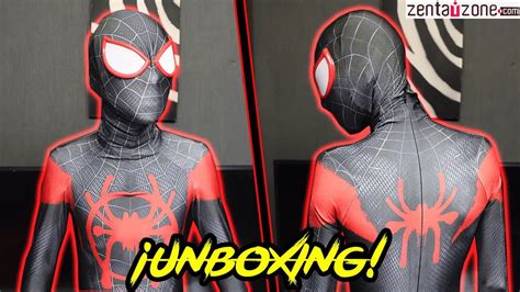 unboxing traje de spiderman miles morales