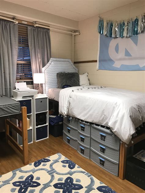 unc dorm decor