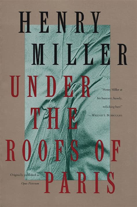 under roofs paris henry miller Kindle Editon