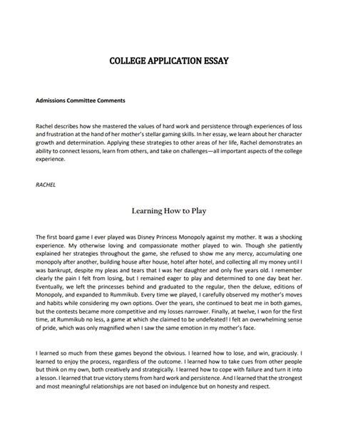 undergraduate college application essays Kindle Editon