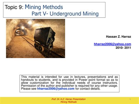 underground mining methods underground mining methods Reader